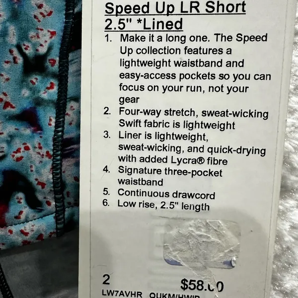 Lululemon speed up 2.5. Lined Shorts #41 - Image 3