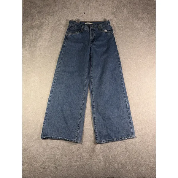 Levis '94 Baggy Jeans Women 25x31 Medium Wash Blue EUC! - Image 2