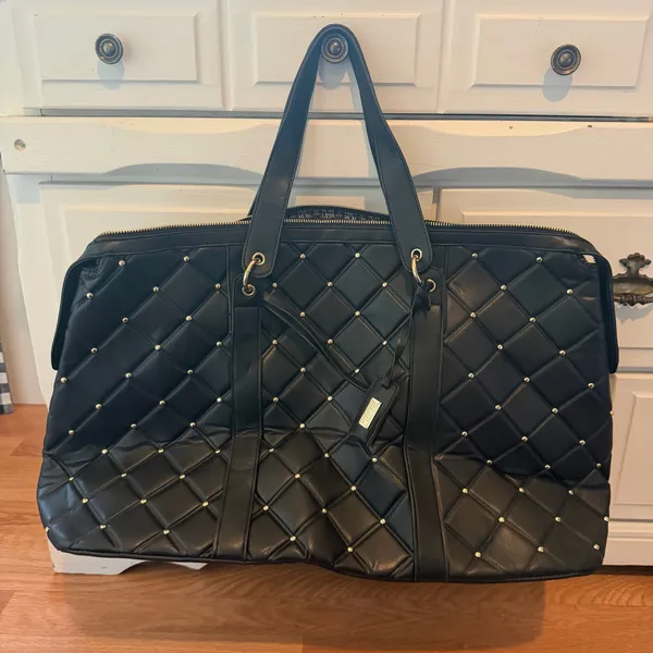 Badgley Mischka Quilted Weekender Bag - Image 3