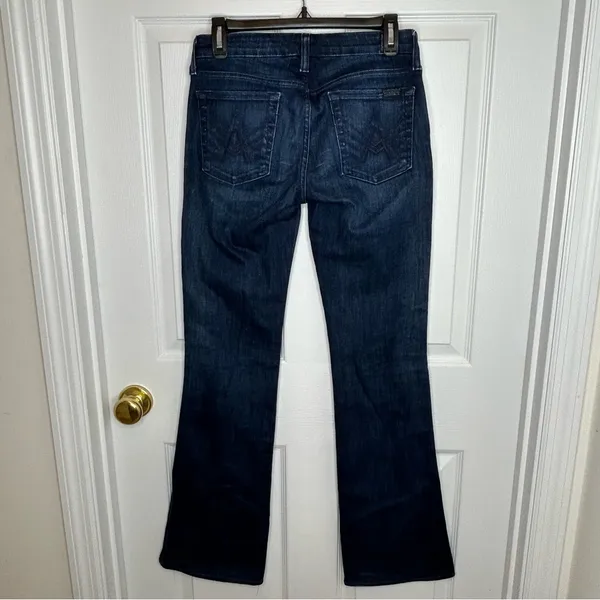 7 For All Man‎ Kind A Pocket Boot Cut Jeans Size 27 - Image 2