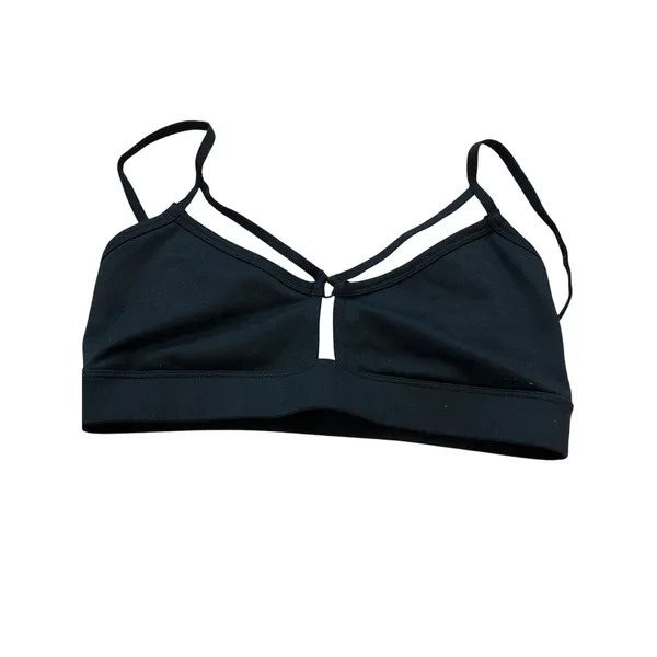 Hurley Dri Fit Black Strappy Sports Bra Bralette Size Small Adjustable Soft - Image 2
