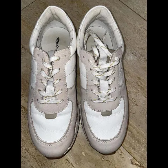 Madewell Kickoff Trainer Sneakers Leather & Ripstop Nylon‎ Women 10 - Image 2