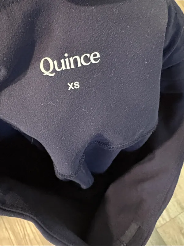 Quince Ultra-Soft Navy Blue Performance Legging size XS - Image 6