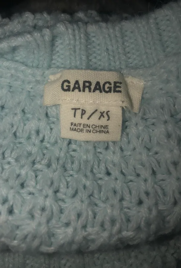 Garage Oversized Cropped Sweater - Image 5
