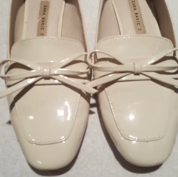 ZARA Loafers…Size: 38/8…Color: Cream/Beige - Image 2