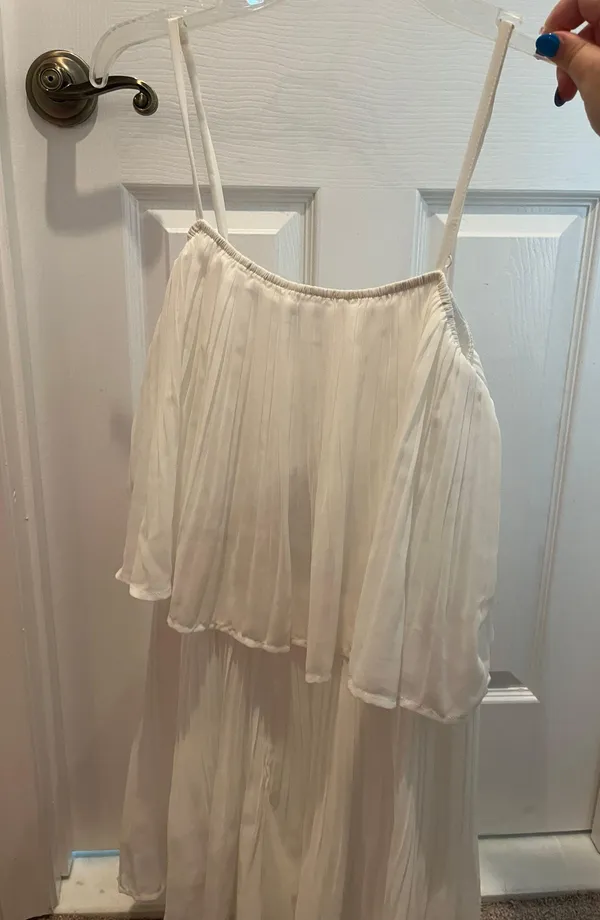 White Dress Size L - Image 3