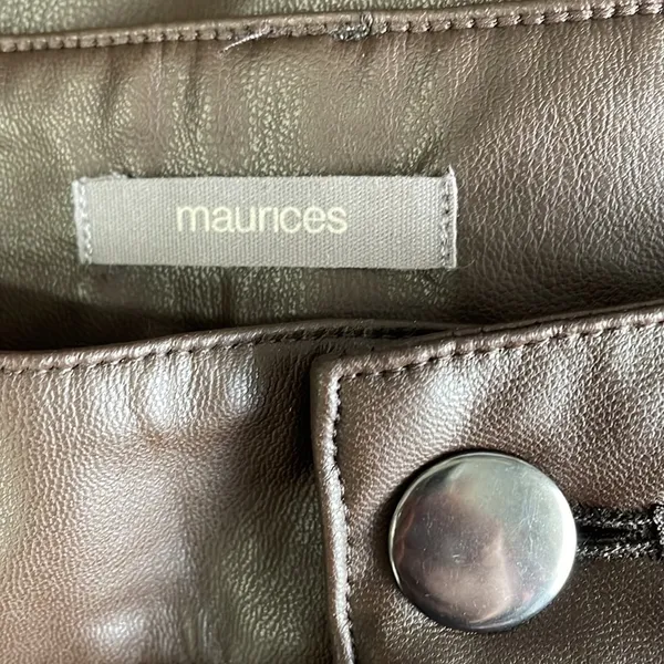 Maurices RTV Perfect Faux Leather Skinny High Rise Pant - Image 4