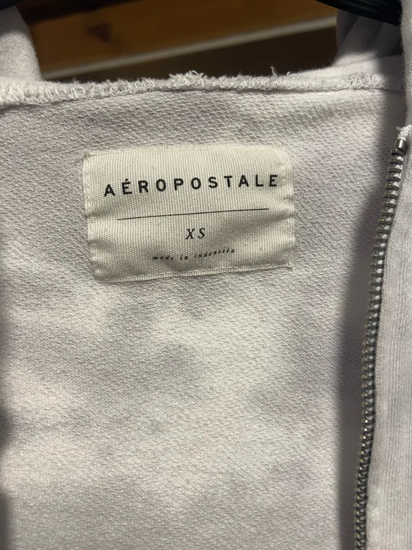 Aeropostale Gray Zip Up Hoodie - Image 6