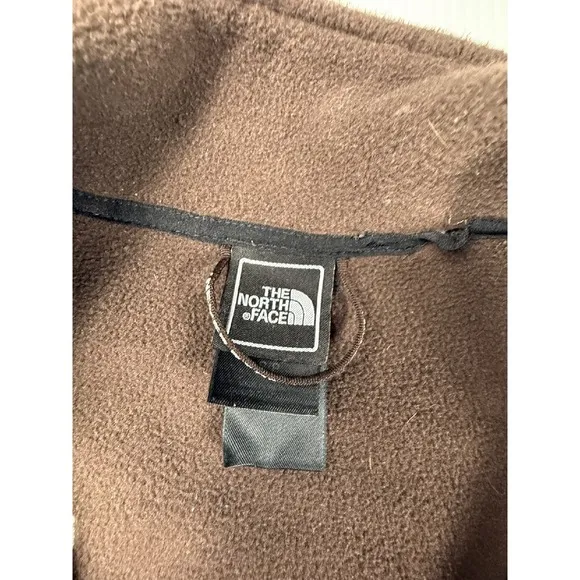 The North Face‎ Fleece Jacket Full Zip Pockets Brown Outdoors Womens S - Image 2