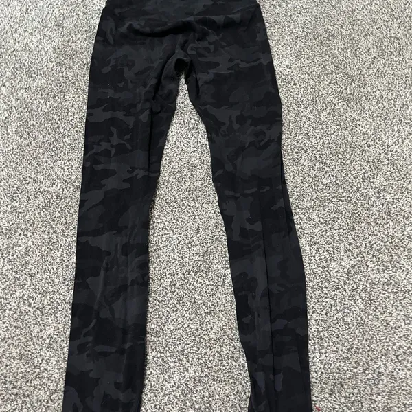 Black Camouflage Leggings - Image 2
