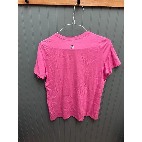 Life is Good Womens Pink Butterfly Spread Good Vibes Graphic Tee Shirt Large - Image 3