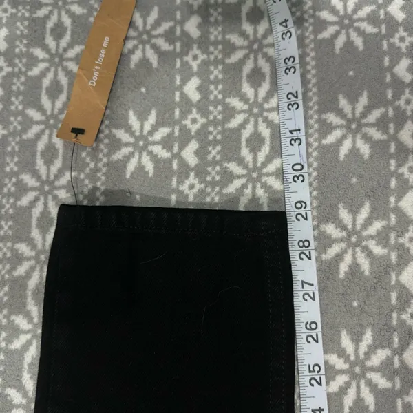 Reformation Julia High Rise Cigarette‎ Jean Black Ripped Knee Size 24 90s Sporty - Image 13