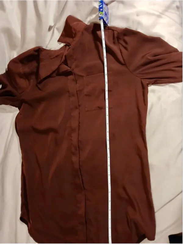 Nine West Women's XS Long Sleeve Button Front Blouse – (INV115) A2 - Image 4