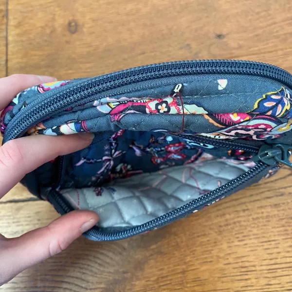 Vera Bradley Felicity Paisley Two Pocket Cosmetic Bag - Image 3