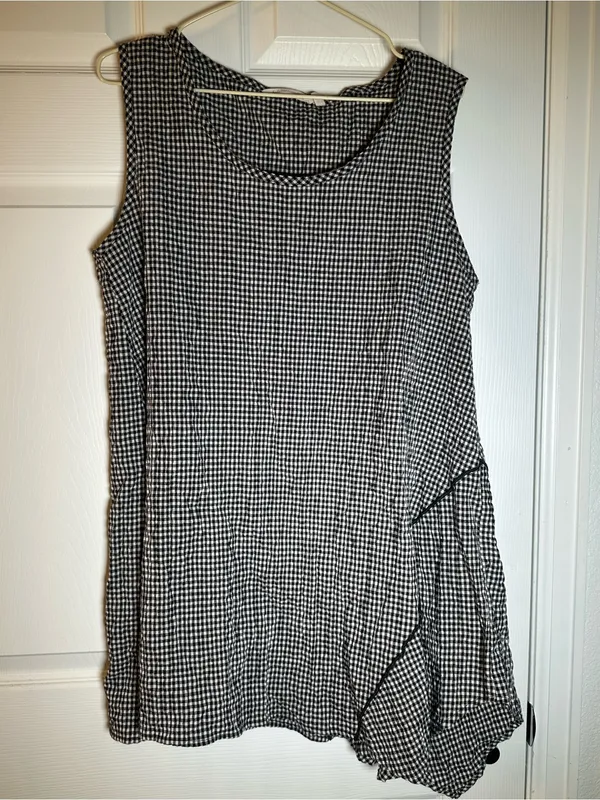 Soft Surroundings‎ Gingham Check Tunic Top - Image 4