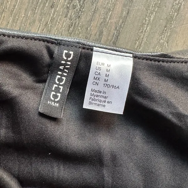 H&M VEGAN LEATHER TANK TOP - Image 2