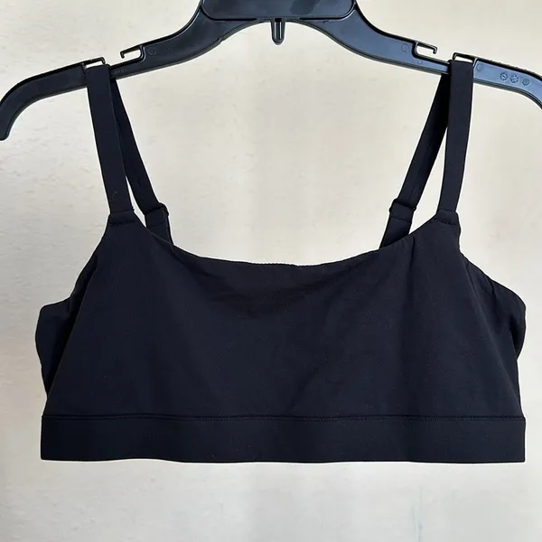SKIMS Fits Everybody Scoop Bralette Size S NWOT‎ Onyx black - Image 5