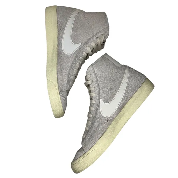 Nike Blazer Mid 77 Vintage Light Iron Ore Shaggy Suede DV7006-001 Womens 6.5 - Image 5