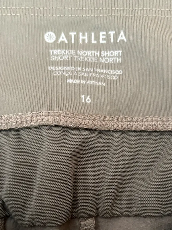 Athleta Trekkie North Short Olive Green Womens Size 16 Hiking Active - Image 7
