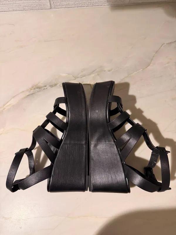 Platform Sandals Euro Summer 90s Grunge Renaissance Festival Cottage Indie Boho - Image 4