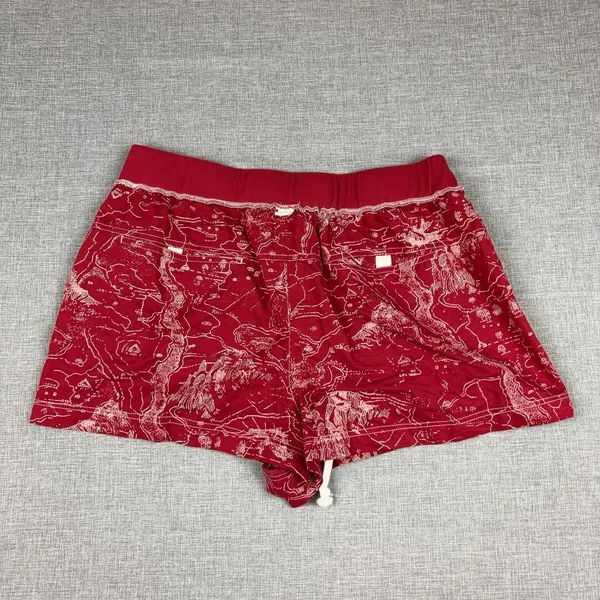 Anthropologie Daily Practice Hot Pants Womens Large Red Drawstring Relaxed - Image 6