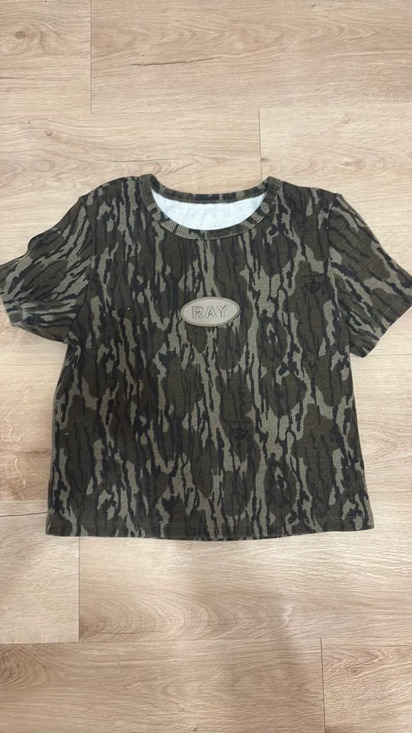 RAY camp shirt Green Size M - Image 3