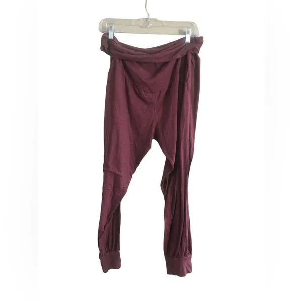 Maternity Maroon Joggers Size XXL Red - Image 6