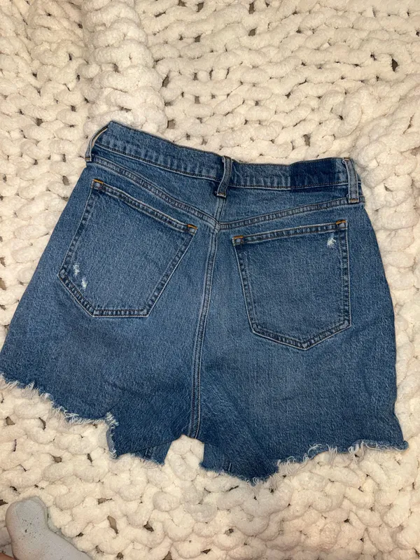 Denim Abercrombie Shorts High-Rise - Image 3