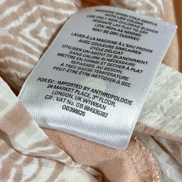 Anthropologie Postmark Small Flowy Egress Split Striped Nautical Office Tunic - Image 9