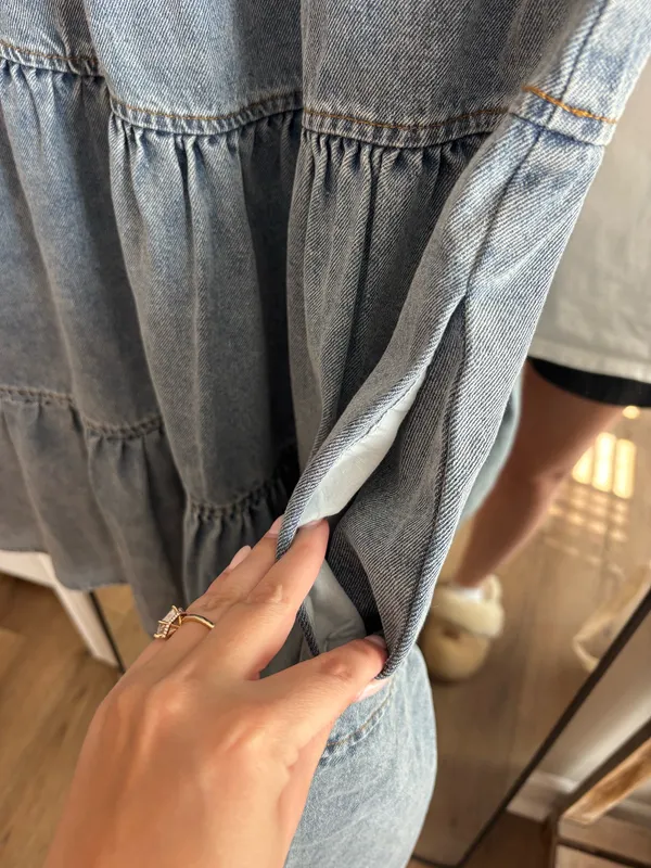 Jacquie the label denim dress - Image 3