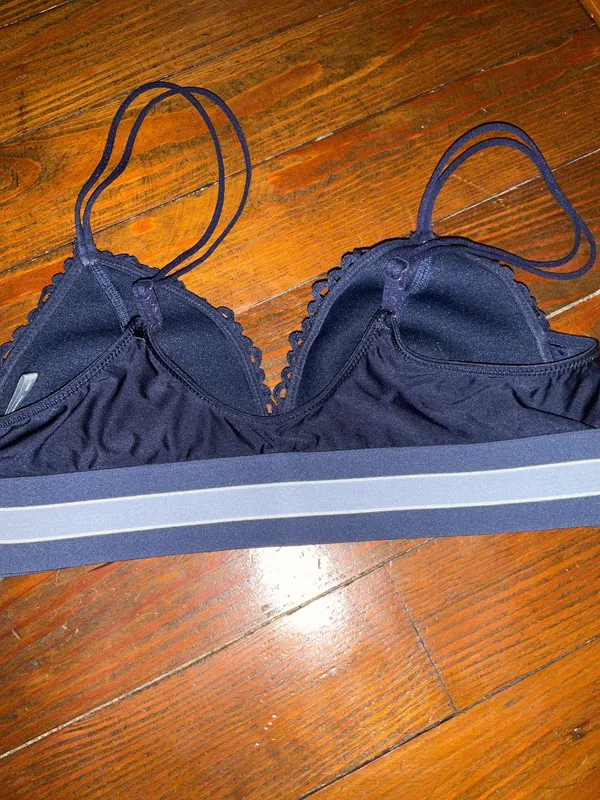 Aerie Blue Lace Bralette Sz. M - Image 2