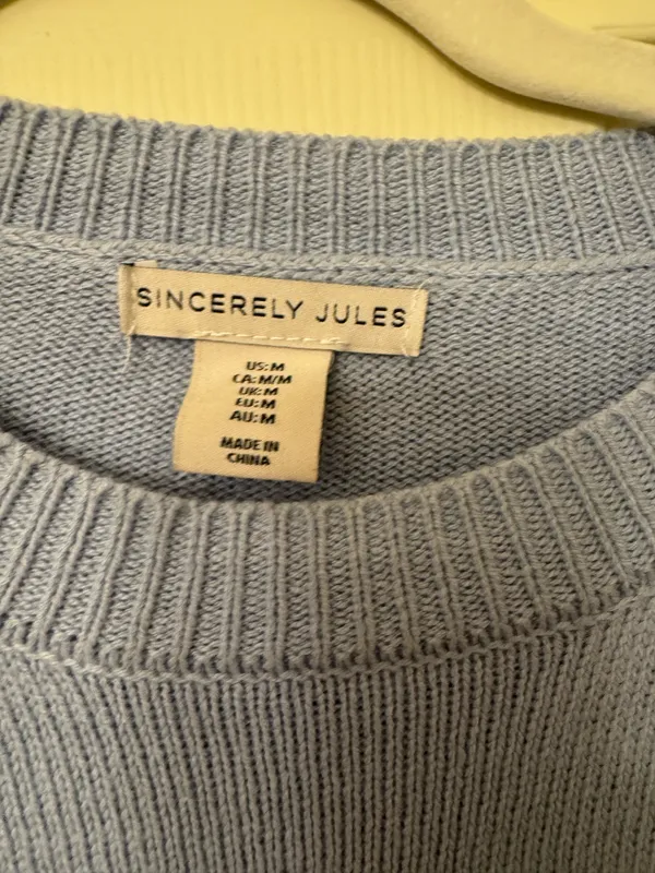 Sincerely Jules Powder blue Caio sweater - Image 5