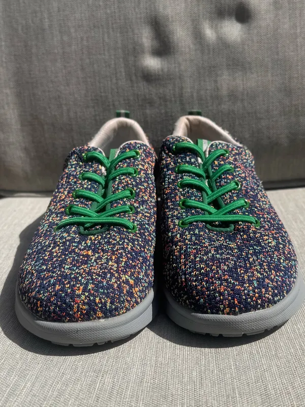 Womens Softwalk Sampson Multicolor Knitted No Tie Lace Comfort Sneakers Size 9.5 - Image 2