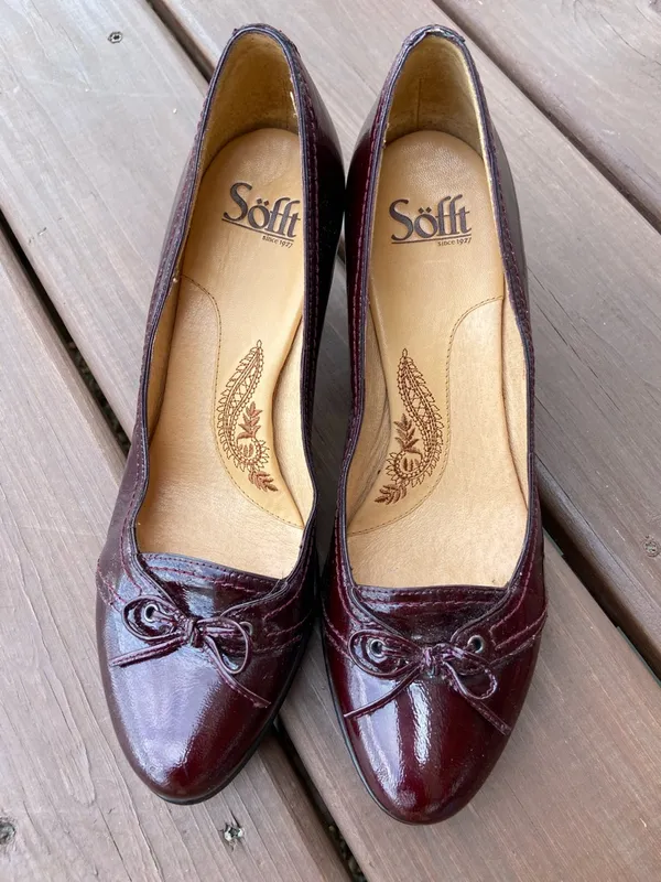 Women's Patent Leather dress Pumps🍒🍒 - Image 7