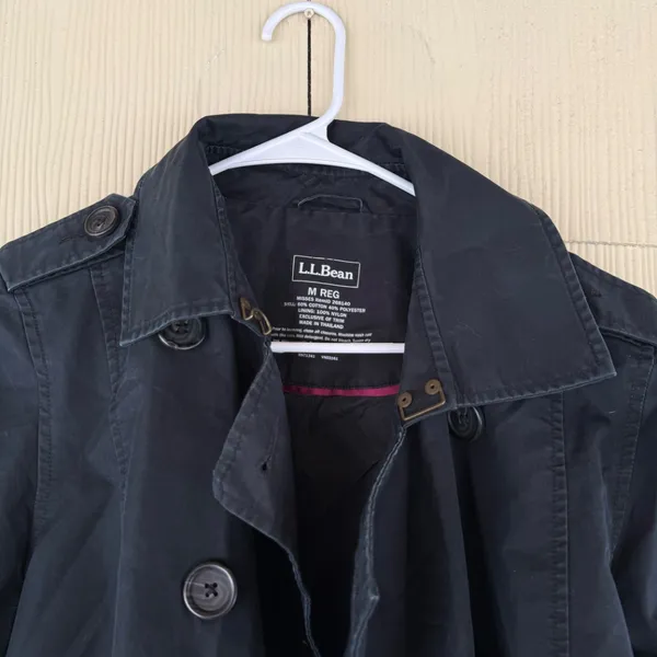 L.L. Bean Double-Breasted Trench Coat - Image 3