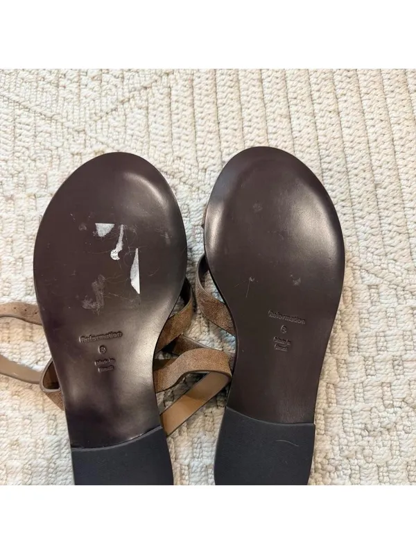 Reformation Jane Flat Sandal - Image 4