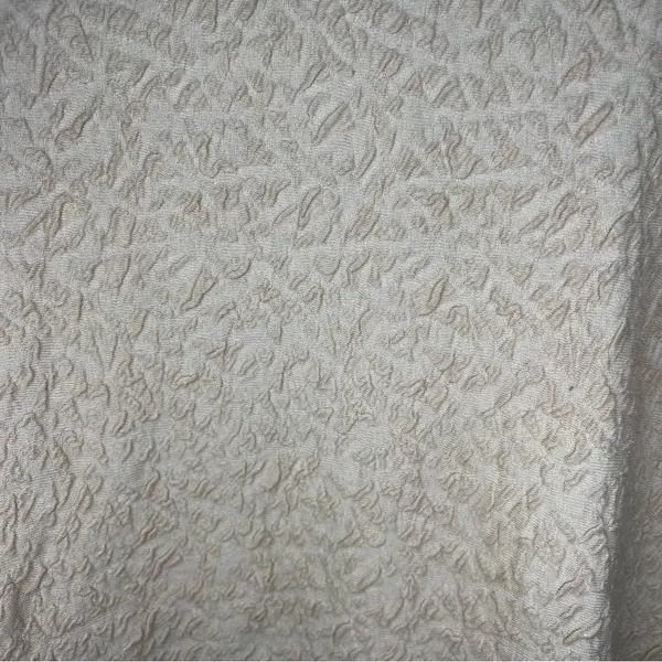 Free People Broken Glass Textured Off-Shoulder‎ Cream Tunic Sweater - Image 5