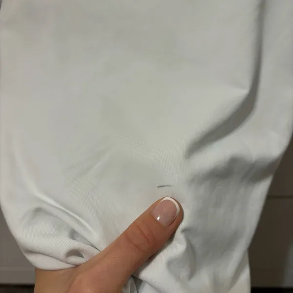 Aritzia Babaton White Sqaure Neck Bodysuit - Image 4