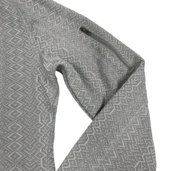 PATAGONIA Quarter-Zip Better Sweater Women L Gray Diamond Texture Outdoor Travel - Image 5