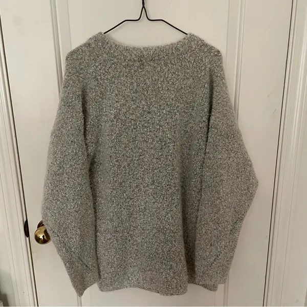 Urban Outfitters UO Rosie Soft V-Neck Side Slit Sweater Oversize - Image 6