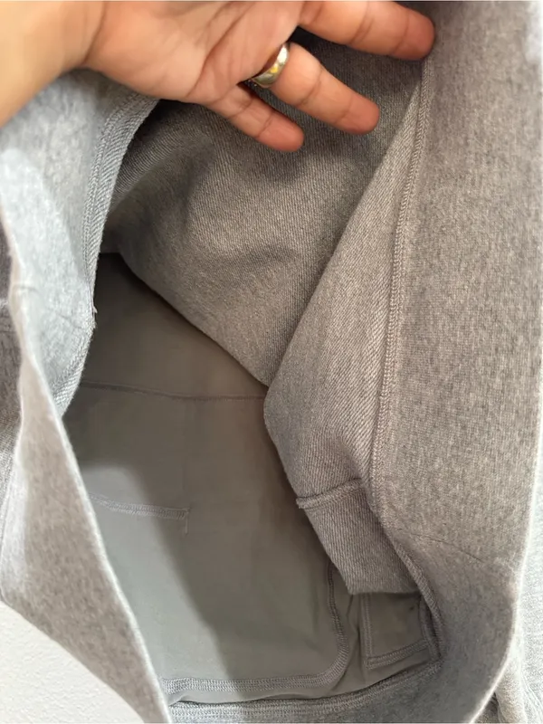Women’s Lululemon Heather Gray Pullover Hoodie - Image 9