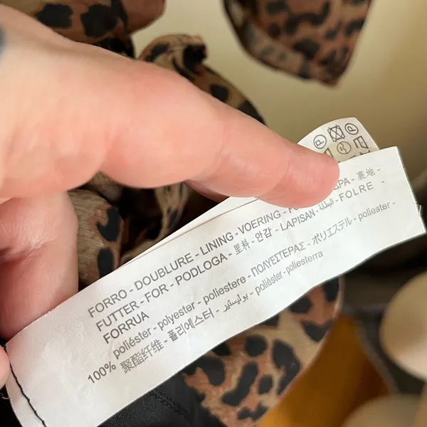 Zara Leopard Print Ruched Wrap Mini Dress M Bodycon Date Night Sexy - Image 6
