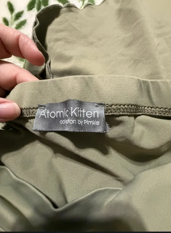 Vintage atomic kitten mini skirt Green - Image 3