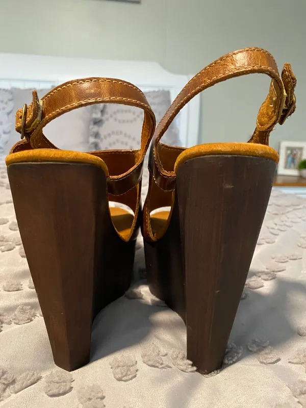 Sbicca Leather Wedges - Image 2