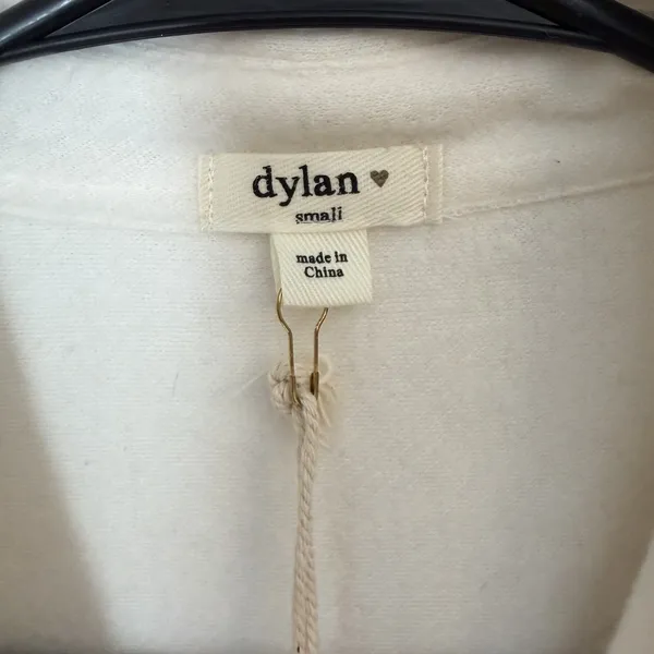 NWT Dylan Pocket Shirt Dress White S Outdoor Fall Vibe Cottage Soft MSRP $140 - Image 3