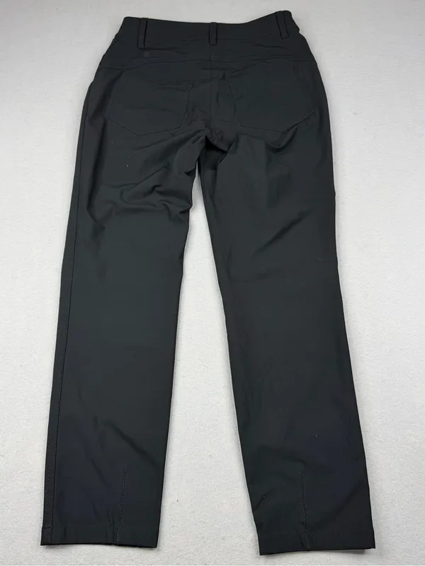 Lululemon City Sleek 5 Pocket Pant Womens 6 Black High Rise Warpstreme 28” - Image 3
