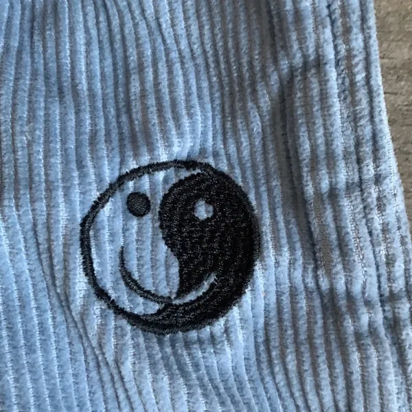 Urban Outfitters yin Yang corduroy pants elastic waist band - Image 4