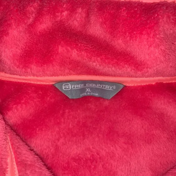 Free country fleece pink pullover - Image 2