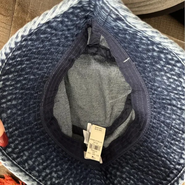 AERIE NWT Denim Bucket Hat One Size 100% Cotton‎ - Image 3