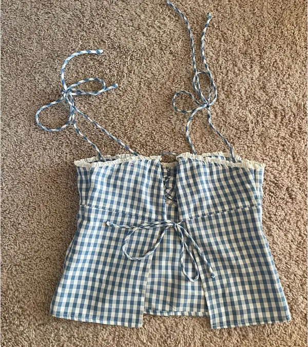 Edikted Top Gingham - Image 2